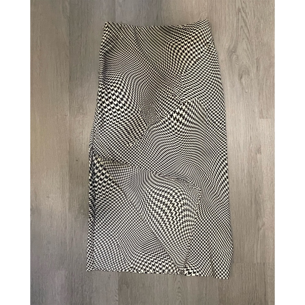 Urban Outfitter animal print satin ribbed midi skirt